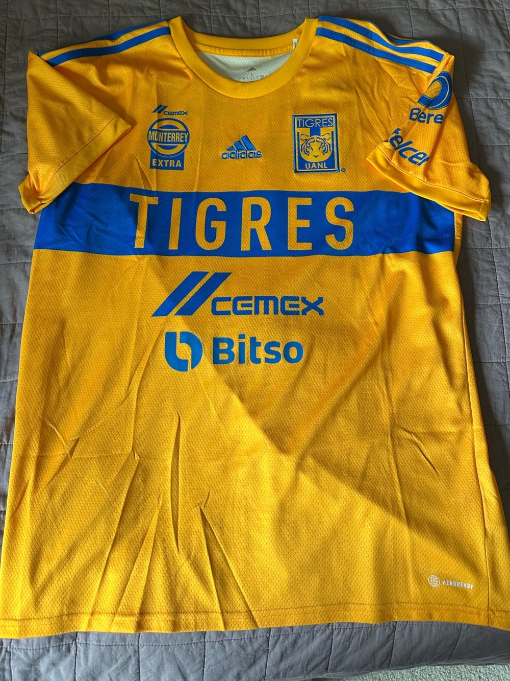 Adidas Tigres UANL 2022-23 home jersey